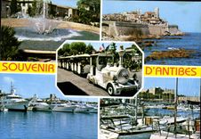 CPM Cote d'Azur Antibes Le Jardin Public 