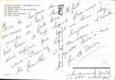 CPM Cote d'Azur Antibes Le Jardin Public 