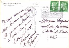 CPM Lourdes Hautes Pyrenees La Grotte 