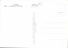 CPM Lourdes La Basilique et le Pont  