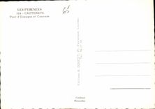 CPM Les Pyrenees Cauterets Pont d'Espagne et Cascade 