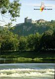 CPM Images de Franche Comte Besancon Doubs Promenade Micaud le barrage sur le Doubs au fond la Citad