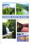 CPM Grands Sites Du Doubs Franche Comte Le Chateau de Joux Les bassins du Doubs 