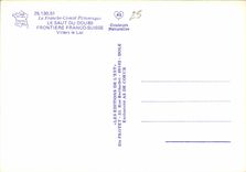 CPM La Franche Comte Pittoresque Le Saut du Doubs Frontiere Franco Suisse Viller le Lac 