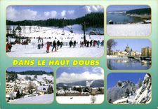 CPM Dans le Haut Doubs Les pistes de Metabief le lac St Pont 