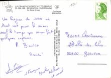 CPM La Franche Comte Pittoresque Besancon La Gare d'eau 