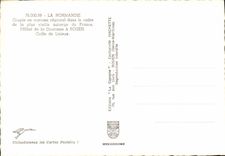 CPM La Normandie Couple en costume regional dans le cadre de la plus vieille auborge de France 