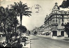 CPM Nice Entree de la Promenade des Angalais L'Hotel Ruhl 