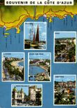 CPM Souvenir de la Cote d'Azur 
