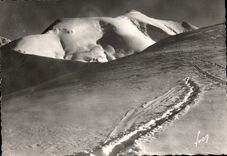 CPM St Nicolas de Veroce Hte Savoie Champs de neige et le mont Joly 