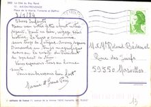 CPM La Cite du Roy Rene Aix En Provence Place de la Mairie Fontaine et Beffroi 