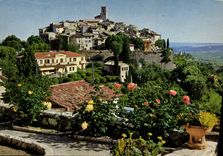 CPM Cote d'Azur French Riviera Saint Paul Alpes Maritimes Vue generale du Village 