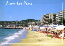 CPM La Cote d'Azur Inoubliable French Riviera Juan les Pins La Plage 