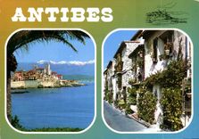 CPM Cote d'Azur Souvenir d'Antibes 