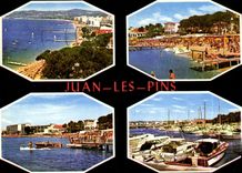 CPM Juan les Pins Alpes Maritimes Souvenir de Juan Les Pins 