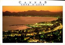 CPM Cote d'Azur French Riviera Cannes Alpes Maritimes 