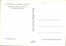 CPM La Roque d'Antheron Abbaye de Silvacane La Salle Capitulaire 