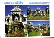 CPM Marseille Bouches du Rhone France Le Palais Longchamp 