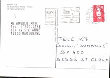 CPM Marseille Bouches du Rhone France Le Palais Longchamp 