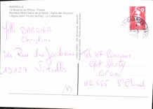 CPM Marseille Bouches du Rhone France Basilique Notre Dame de la Garde Eglise des Accoules 