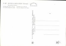 CPM Bassin d'Arcachon Gironde de gache a droite 