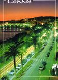 CPM La Cote d'Azur Inoubliable French Riviera Cannes La Croisette by Night 