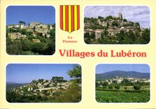 CPM Grands Sites de Provence Les villages du Luberon Ansous Saignon Lourmarin Bonnieux 