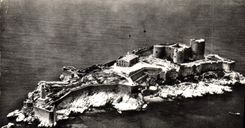 CPM Marseille L'Ile et le Chateau d'If Vue aerienne 