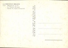 CPM La Provence Romaine Arles Le Theatre Antique datant du regne d Auguste 