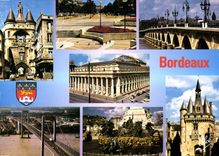 CPM Bordeaux La Grosse Cloche Les Allees de Tourny 