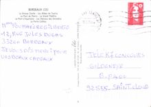 CPM Bordeaux La Grosse Cloche Les Allees de Tourny 