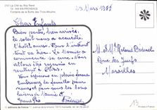 CPM La Cite du Roy Rene Aix en Provence Fontaine de la Butte des Trois Moulins 