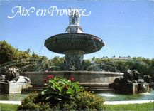 CPM Lumiere et Beaute de la Provence Aix en Provence La Grande Fontaine 