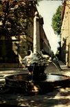 CPM Aix en Provence Bouches du Rhone Place du Septembre La fontaine des quatre Dauphins 1666 