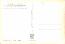 CPM Aix en Provence Bouches du Rhone Place du Septembre La fontaine des quatre Dauphins 1666 