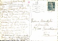 CPM Arcachon Gironde Promenades et Jetee Thiers 