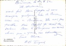 CPM Bordeaux Place de la Comedie 