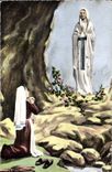 CPM Lourdes Apparition de la T S Vierge a Bernadotte Saubirous en 1858 