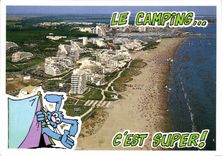 CPM Le camping La Grande Motte