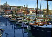 CPM Marseille le Port et Notre Dame de la Garde 