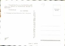 CPM Chapelle Saint Pierre de Villefranche sur Mer offerte aux pecheurs de Villefranche Beaulieu et S