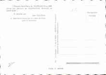 CPM Chapelle Saint Pierre de Villefranche sur Mer offerte aux pecheurs de Villefranche Beaulieu et S