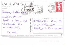 CPM Cote d'Azur Cannes 