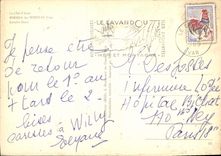 CPM La Cote d'Azur Bormes les Mimosas Var Escalier Fleuri