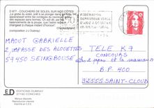 CPM Coucher de Solei sur nos Cotes 