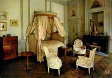 CPM Nohant Indre 6km au bord de la Chatre Demeure de George Sand Chambre d'Aurore de Saxe arriere gr
