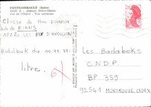CPM Fontgombault Indre Abbaye Notre Dame vue de l'Ouest vue aerienne 