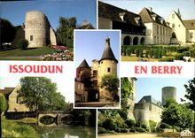 CPM Issoudun Idre Ruines d'une Tourelle d'escalier a pan Musee Pont Saint Paterne Boulevard Champion