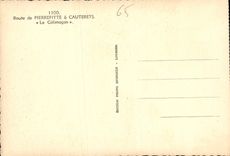 CPM Route de Pierrefitte a Cauterets le Colimacon 