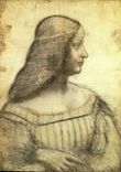 CPM Chateau du Clos Luce Amboise Indre et Loire Leonard de Vinci portrait d'Isabelle d'Este duchesse
